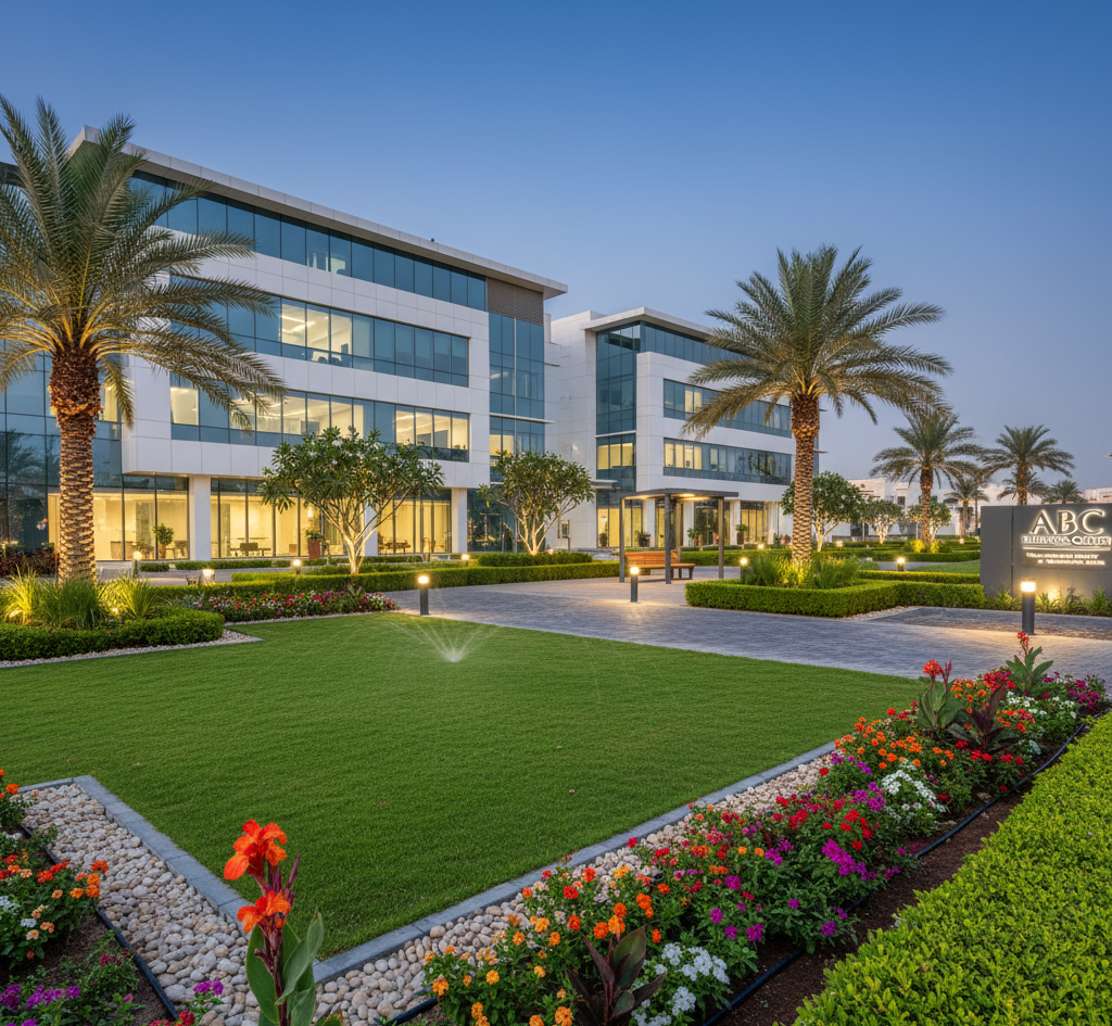 Commercial Landscape Project in Ghala