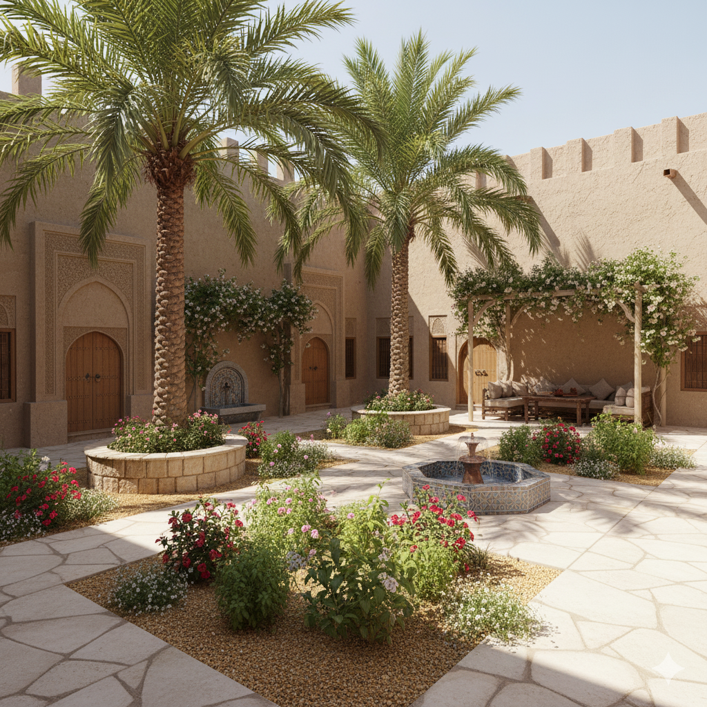 Traditional Courtyard Garden in Boshow