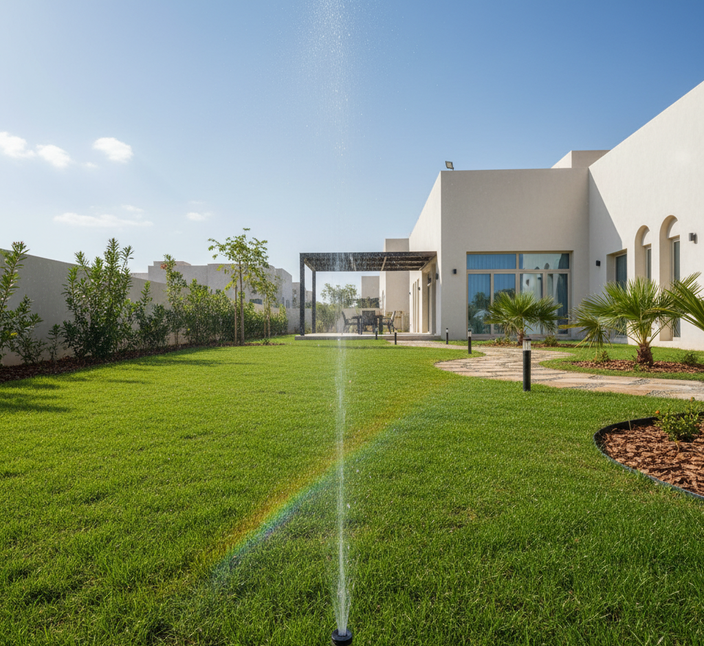 Lawn & Irrigation Setup in Baka