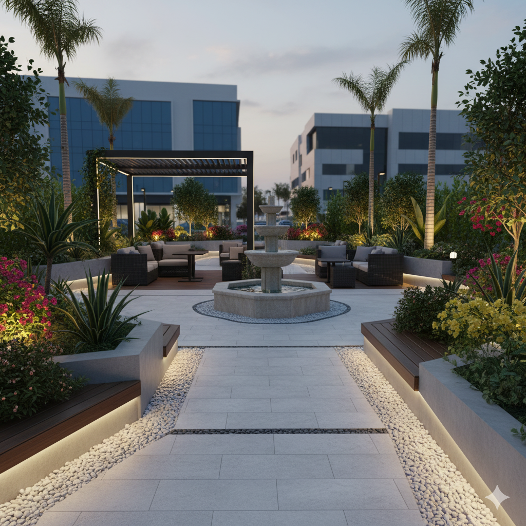 Garden Renovation in Al Khuwair Commercial Area