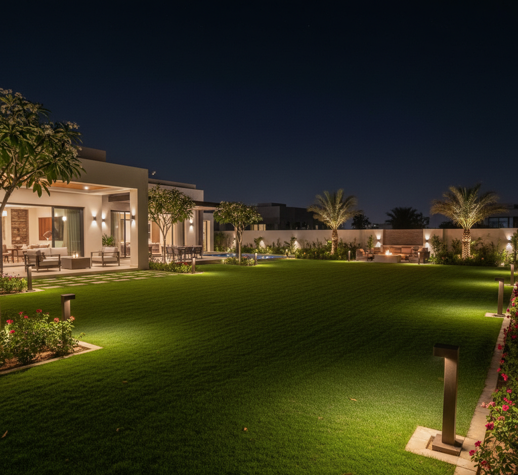 Outdoor Lighting & Lawn in Al Hail South