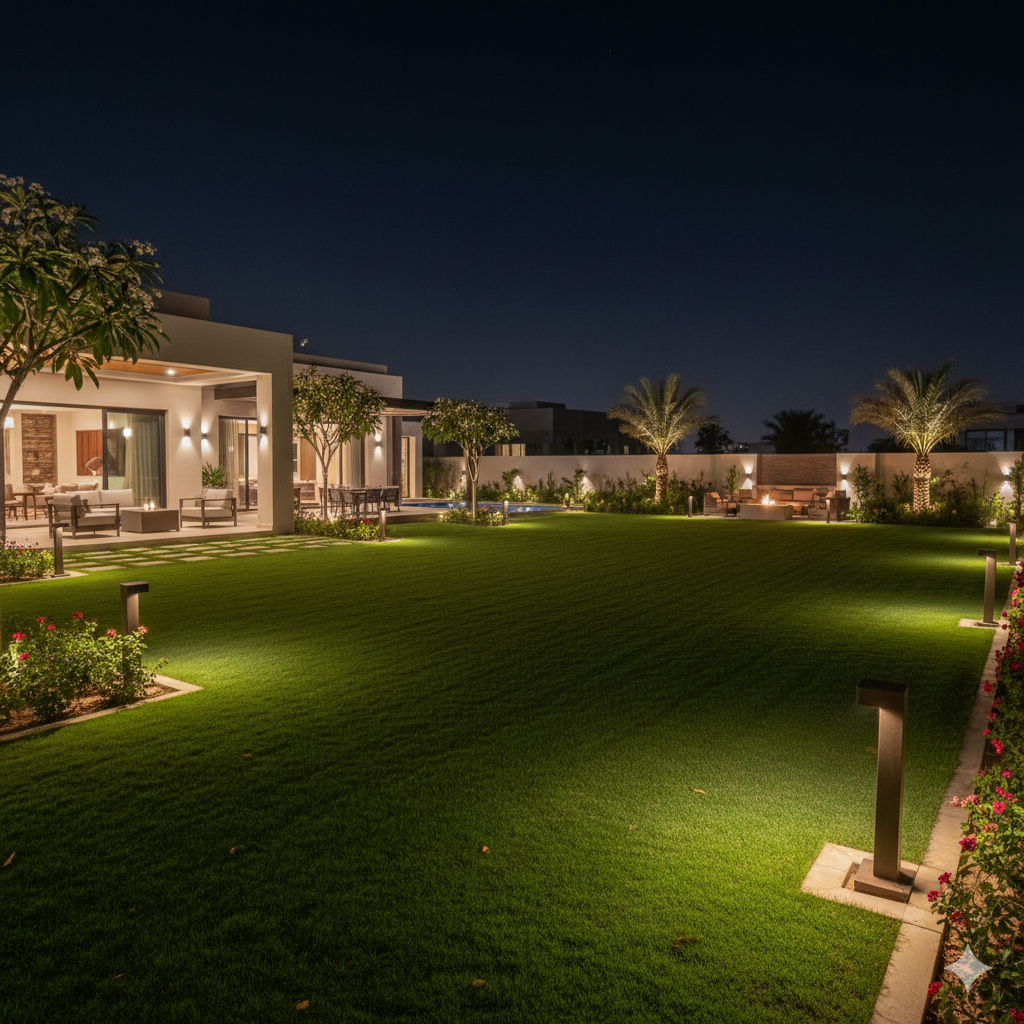 Outdoor Lighting & Lawn in Al Hail South