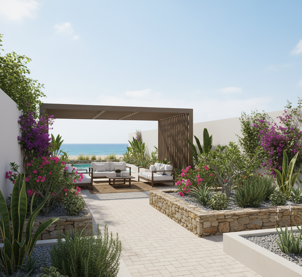 Patio & Garden Beds in Azaiba Beach Area