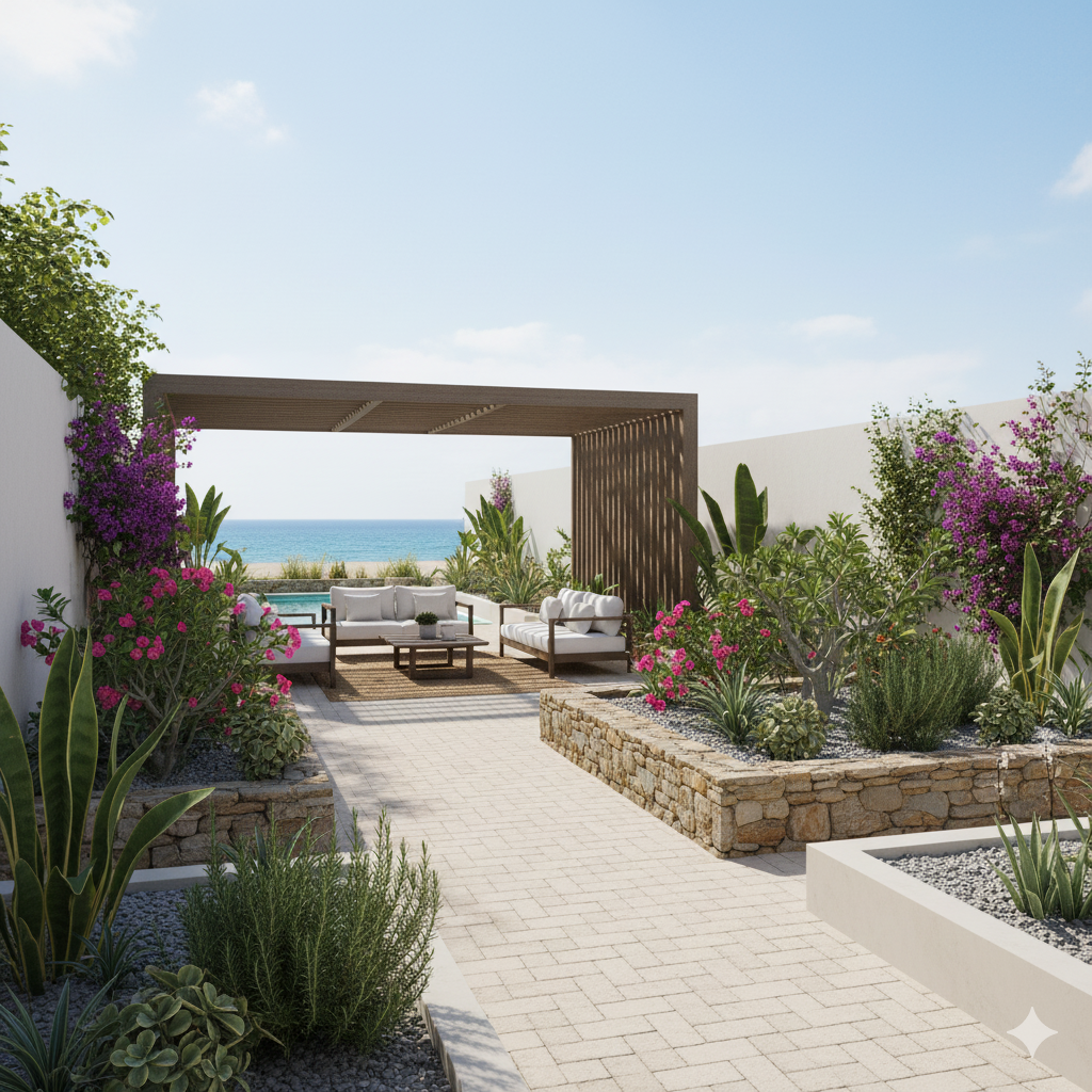 Patio & Garden Beds in Azaiba Beach Area
