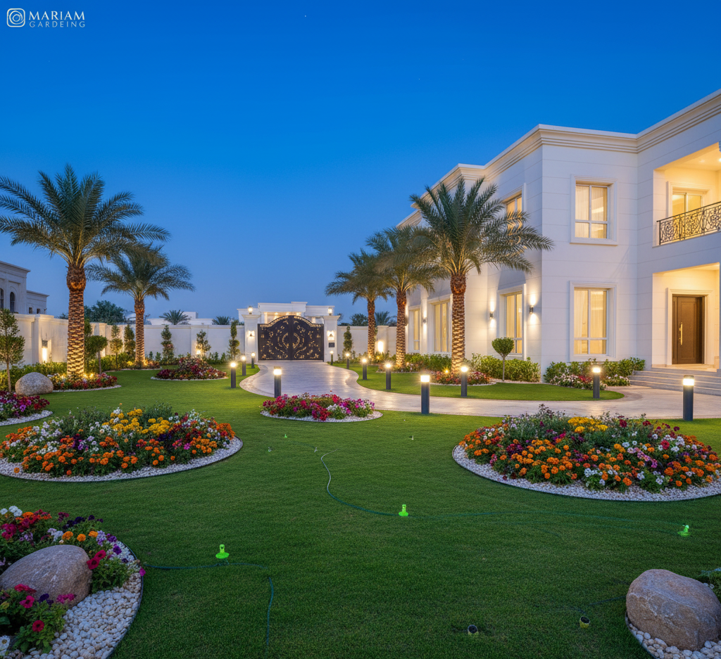 Luxury Villa Landscaping in Al Hail