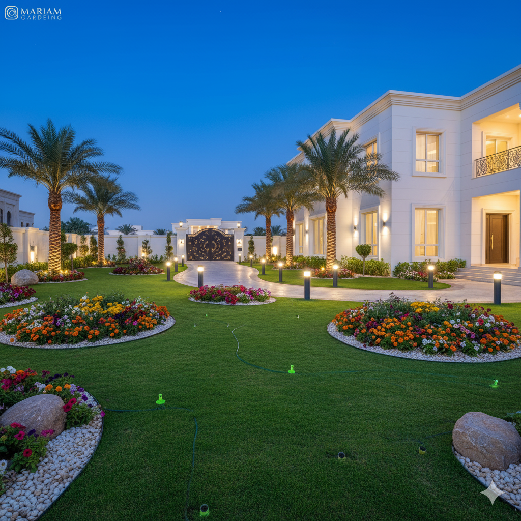 Luxury Villa Landscaping in Al Hail