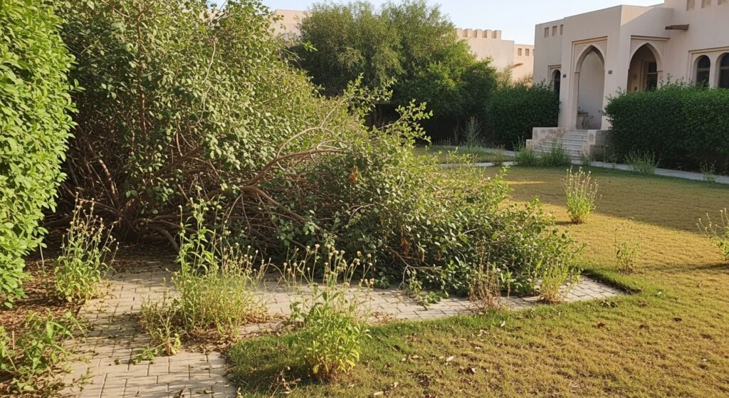 Lack of Professional Garden Maintenance