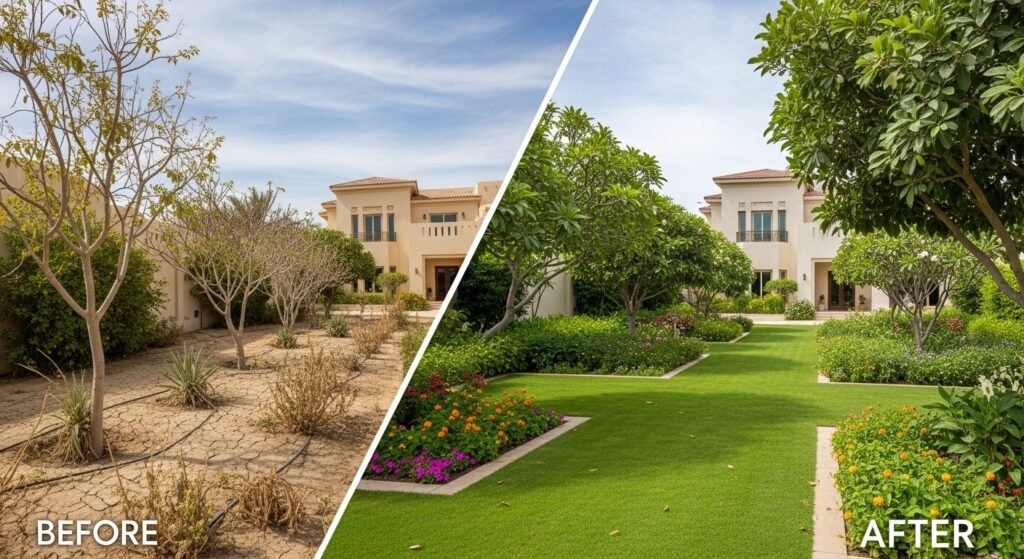 Before & After Garden Transformation