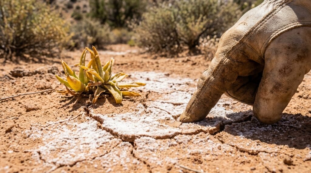 Poor Irrigation Leads to Soil Imbalance